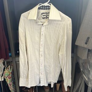 Apricot tree white dress shirt